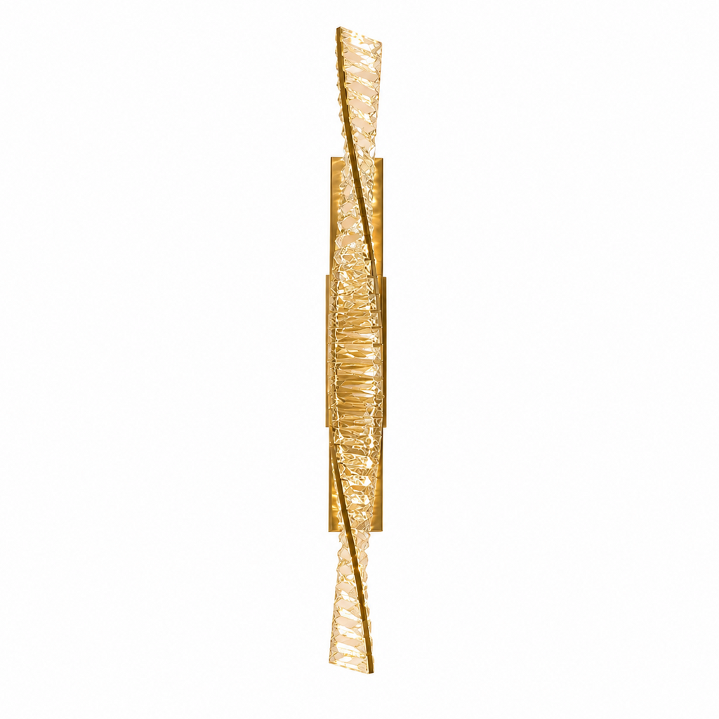 Crystal LED Wall Light, Modern Dimmable Wall Sconce for Bedroom & Living Room | Elvaris