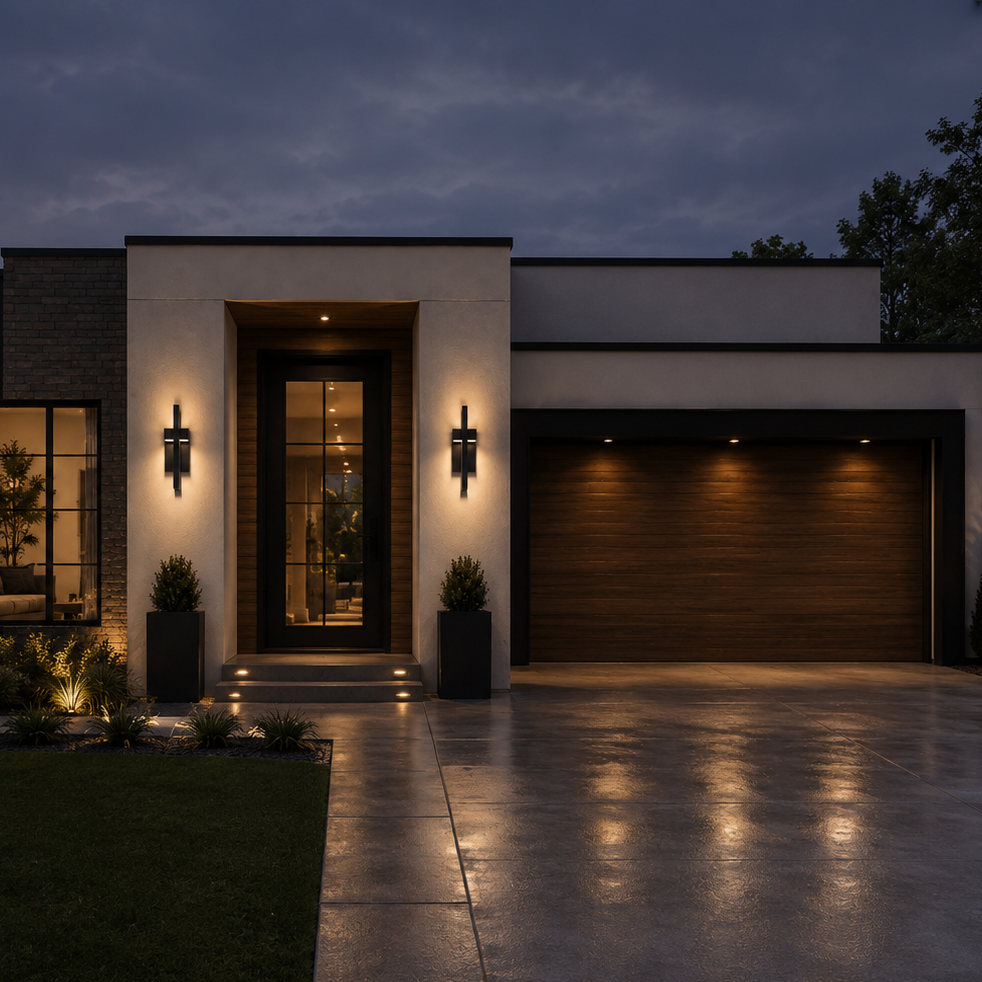 LED Outdoor Wall Light, Waterproof Modern Wall Sconce for Porch & Patio | Velix