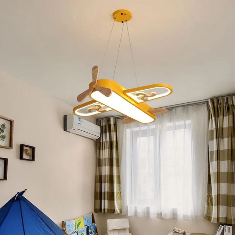 Acrylic Airplane Pendant Light for Kids Bedroom | Evorae
