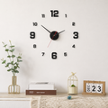 Acrylic Round Wall Clock Quartz Modern Living Room | Pendoza