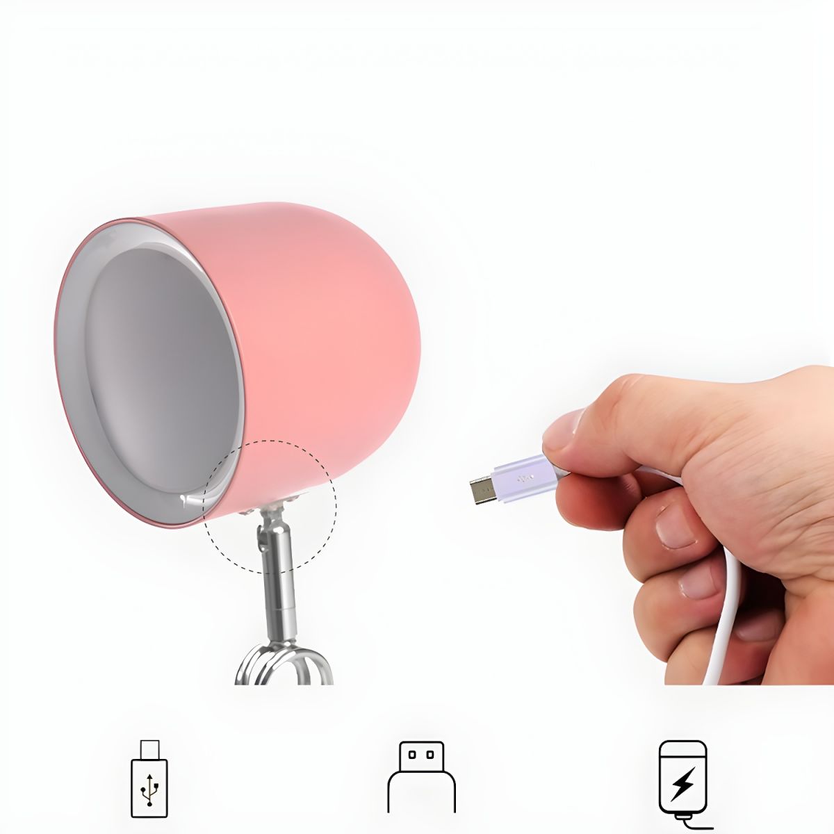 Adjustable Clip Table Lamp Modern Metal Design | Lomirad