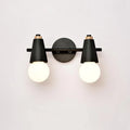 Adjustable Iron Wood Wall Light With Dual Heads | Lumawyn