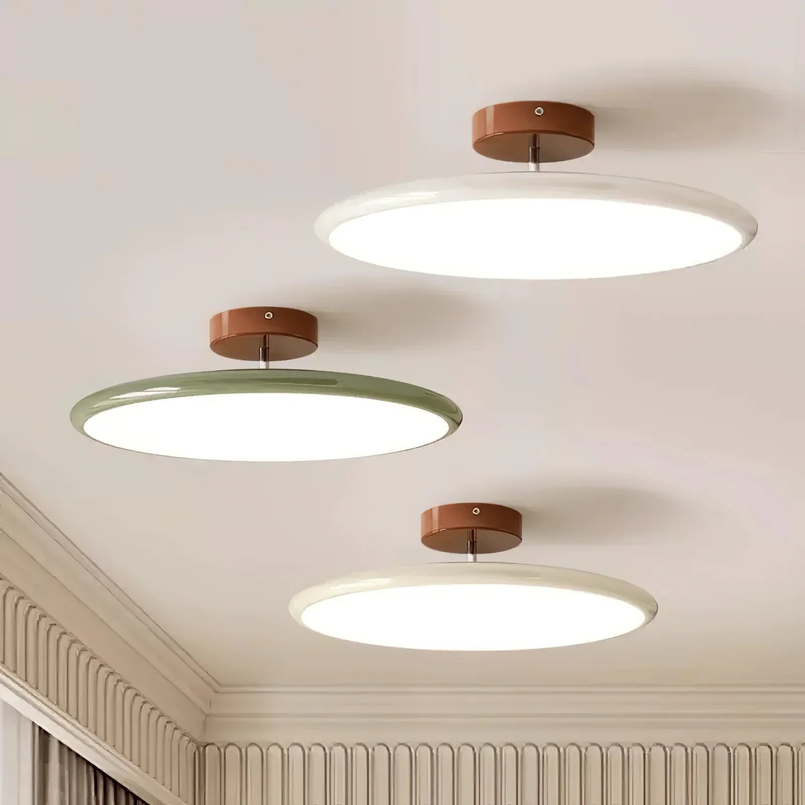 Adjustable LED Ceiling Light with Round Shade | Aurvex