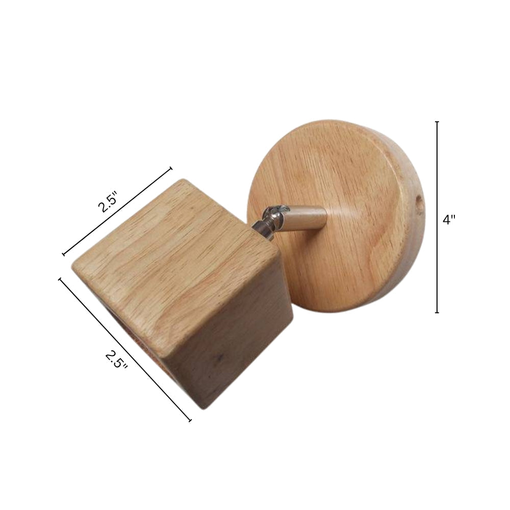 Adjustable Oak Wood Scandinavian Indoor Wall Light | Oaklume