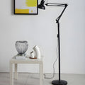 Adjustable Swing Arm Metal Floor Lamp Task Lighting | Cadrien