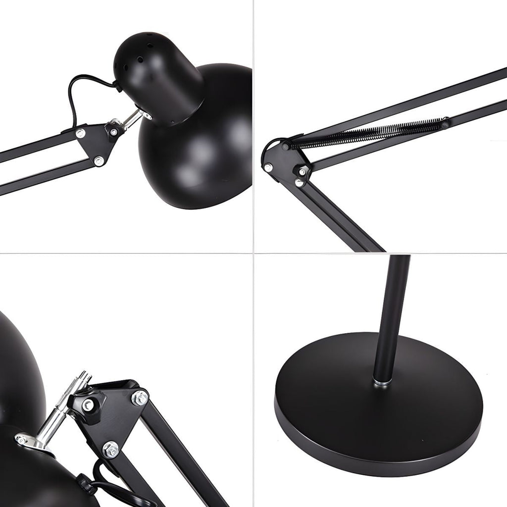 Adjustable Swing Arm Metal Floor Lamp Task Lighting | Cadrien