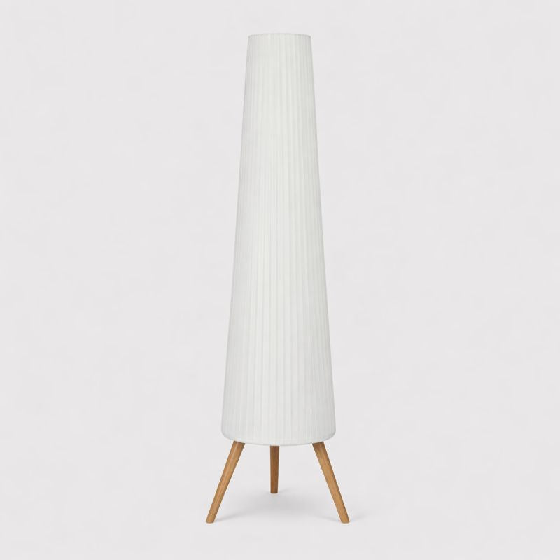 Adjustable Wood Tripod Floor Lamp Nordic Brightness | Helrixo