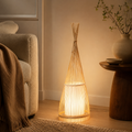 Bamboo Shade Standing Lamp for Indoor Ambient Lighting | Dovren