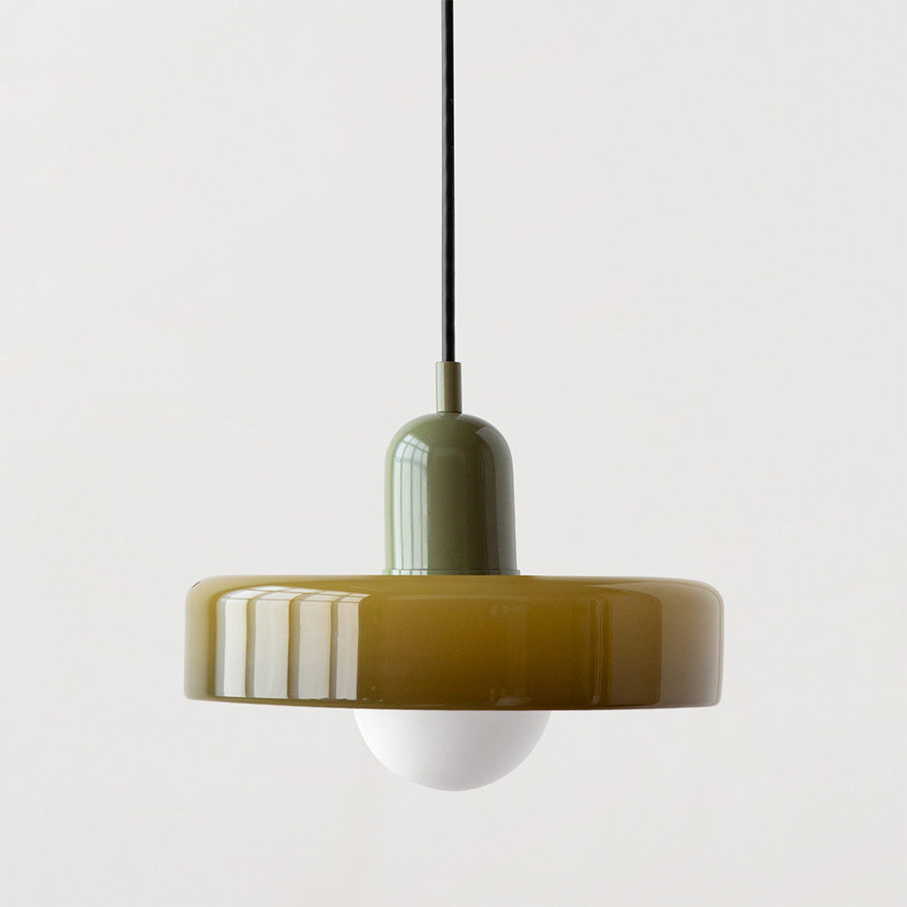 Bauhaus Colored Glass Pendant Lamp | Kitchen Pendant Lighting