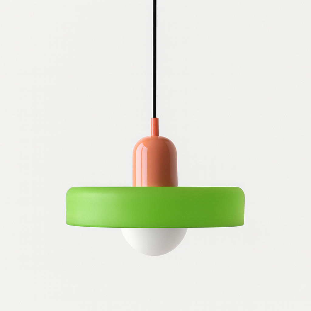 Bauhaus Colored Glass Pendant Lamp | Kitchen Pendant Lighting