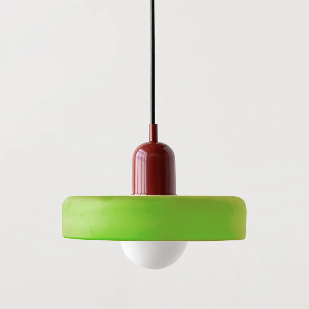 Bauhaus Colored Glass Pendant Lamp | Kitchen Pendant Lighting