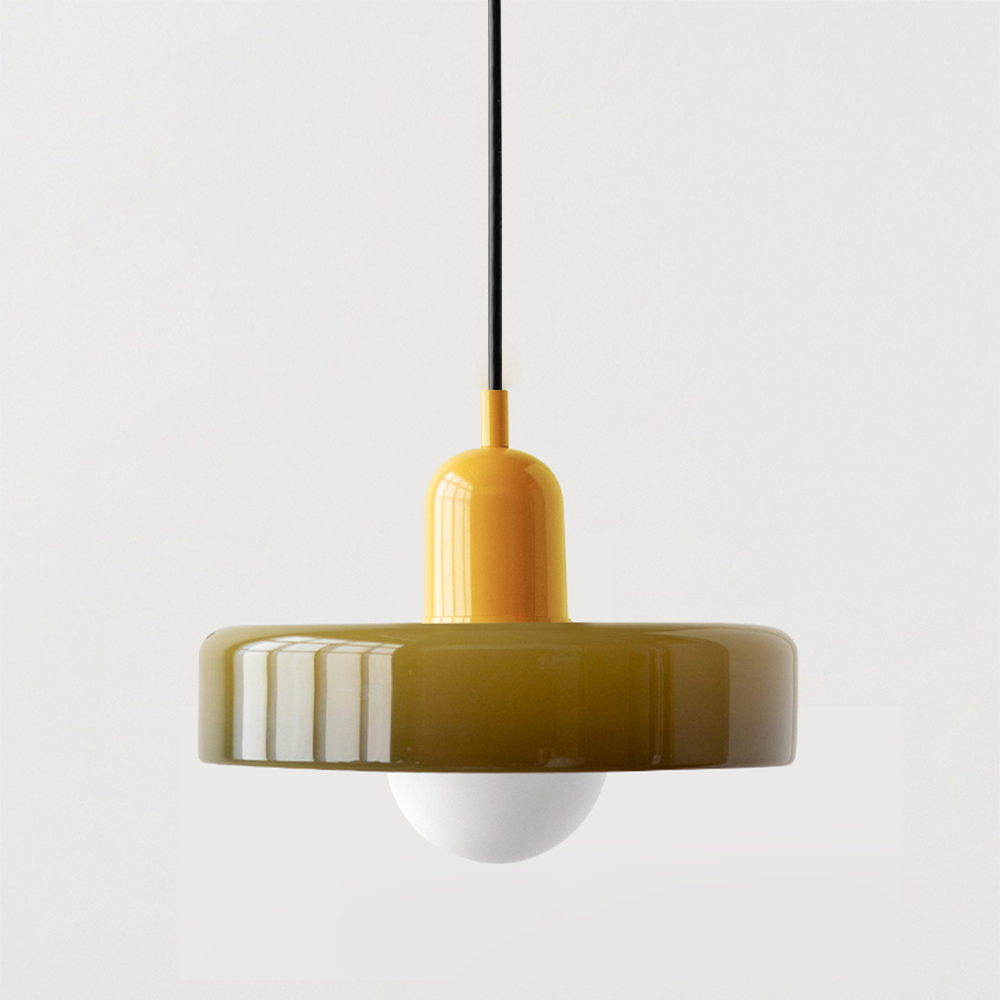 Bauhaus Colored Glass Pendant Lamp | Kitchen Pendant Lighting