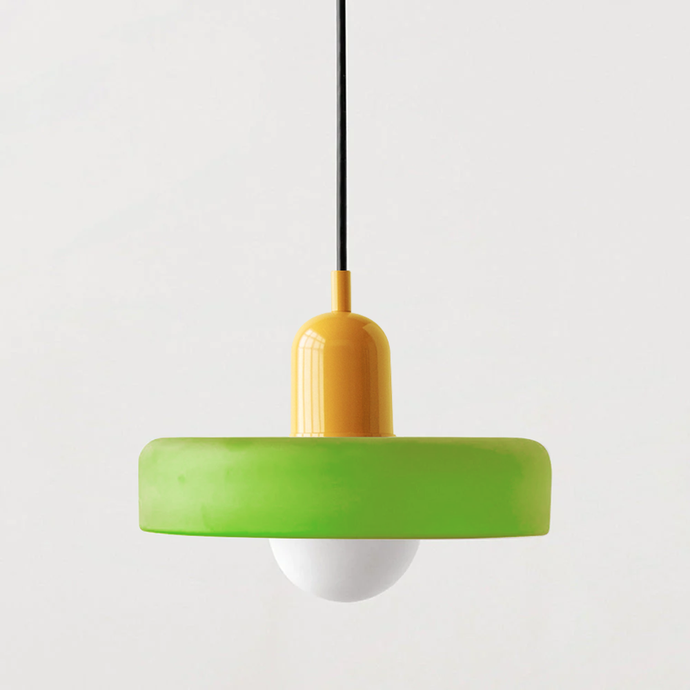 Bauhaus Colored Glass Pendant Lamp | Kitchen Pendant Lighting