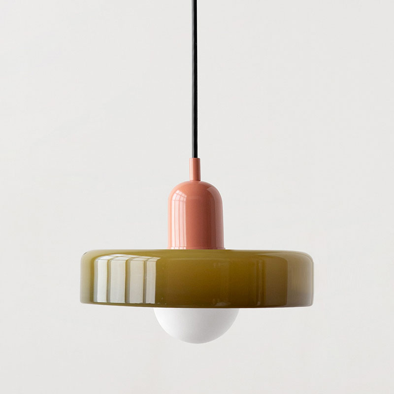 Bauhaus Colored Glass Pendant Lamp | Kitchen Pendant Lighting