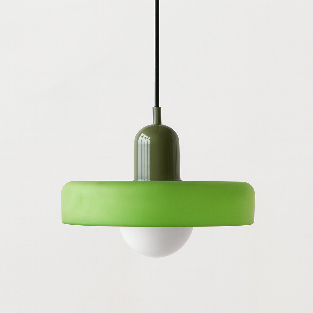 Bauhaus Colored Glass Pendant Lamp | Kitchen Pendant Lighting