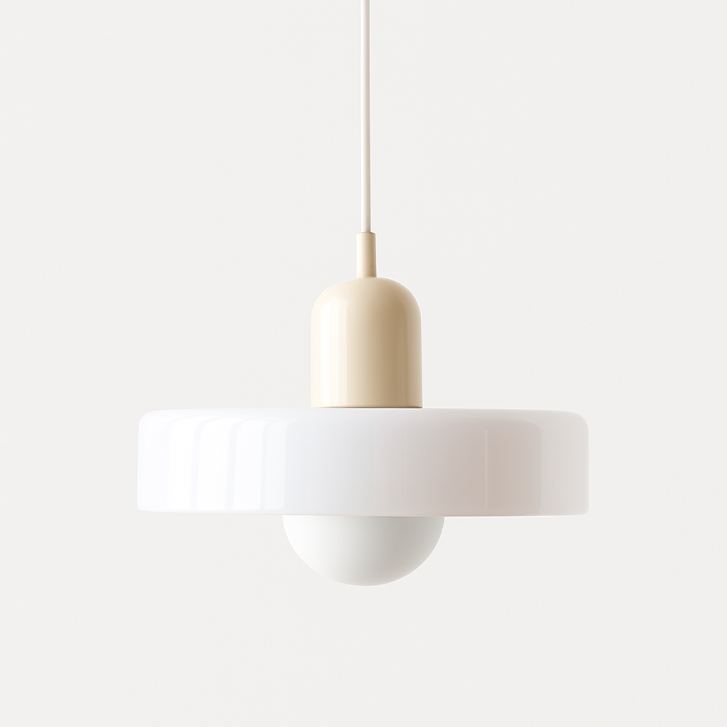 Bauhaus Colored Glass Pendant Lamp | Kitchen Pendant Lighting