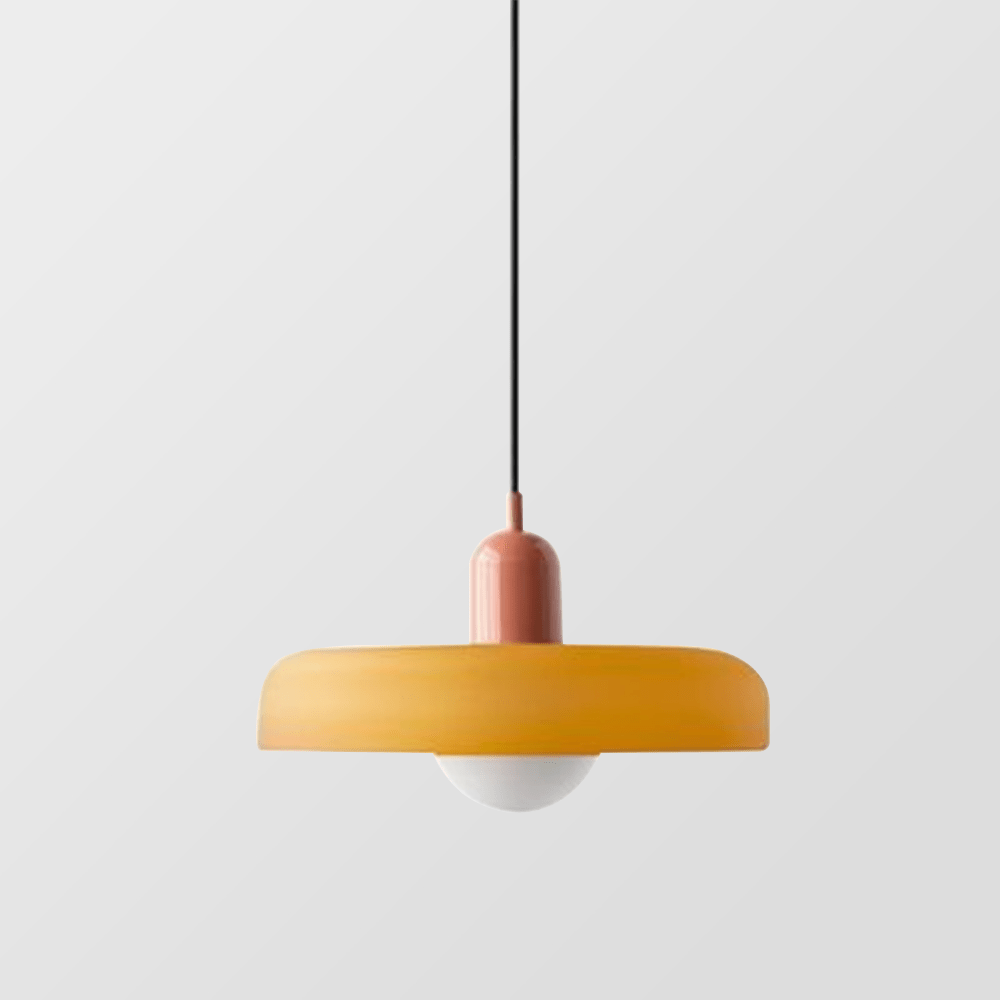 Bauhaus Style Coloured Glass Pendant Light | Luminor
