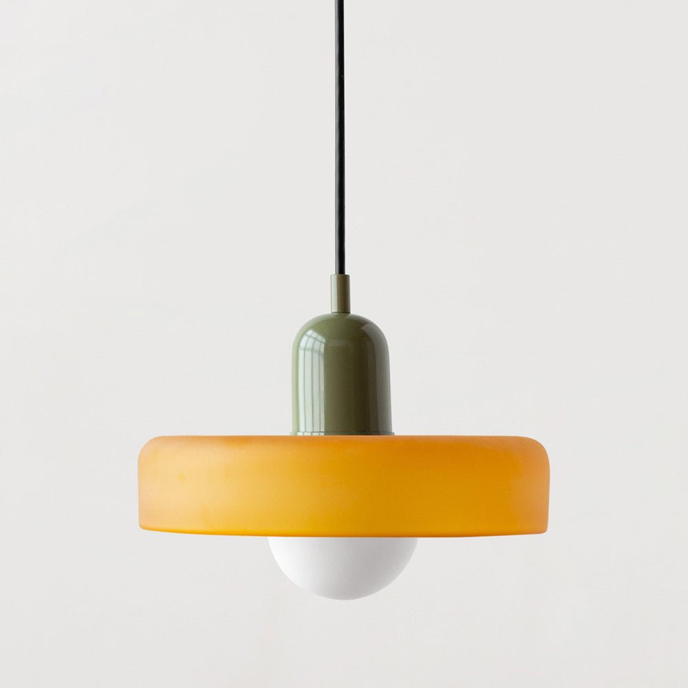 Bauhaus Style Coloured Glass Pendant Light | Luminor
