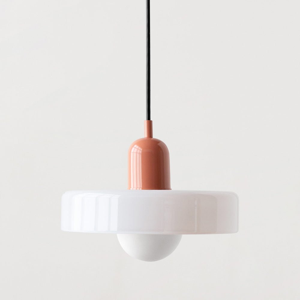 Bauhaus Style Coloured Glass Pendant Light | Luminor