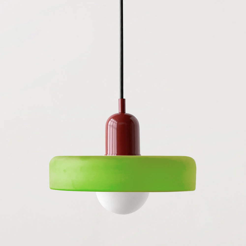 Bauhaus Style Coloured Glass Pendant Light | Luminor