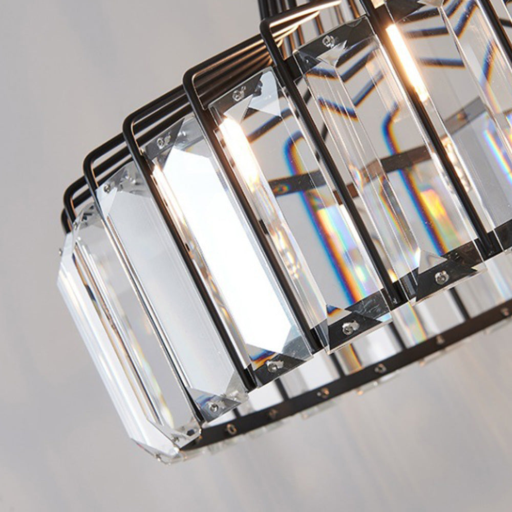 Black Crystal Nordic Style Pendant Light | Urelix