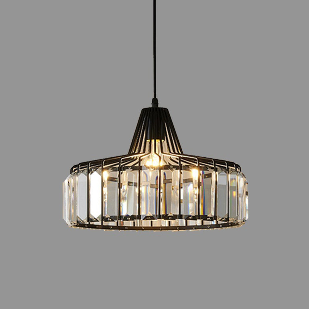 Black Crystal Nordic Style Pendant Light | Urelix