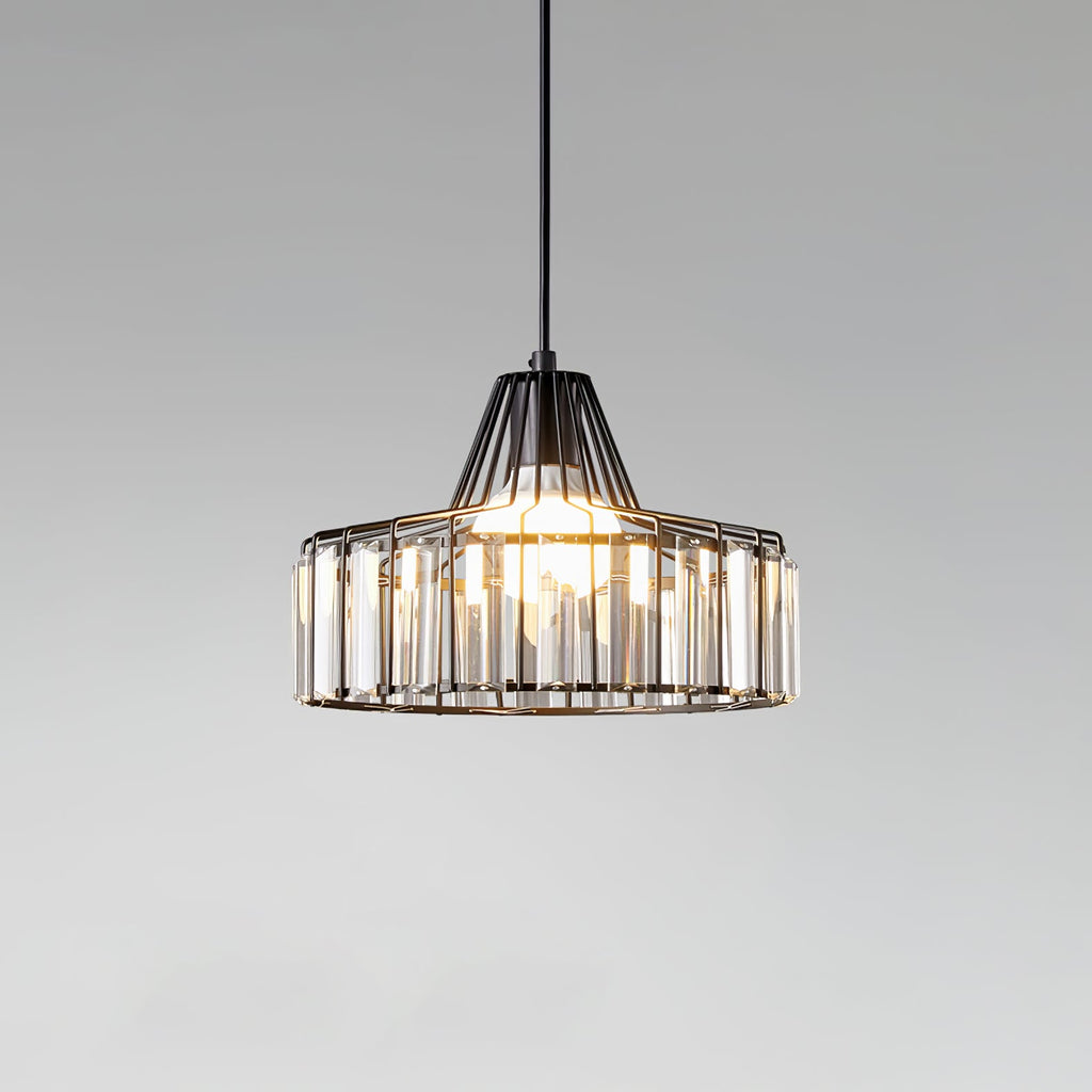 Black Crystal Nordic Style Pendant Light | Urelix
