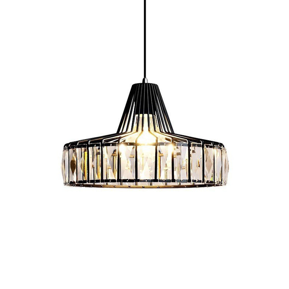 Black Crystal Nordic Style Pendant Light | Urelix