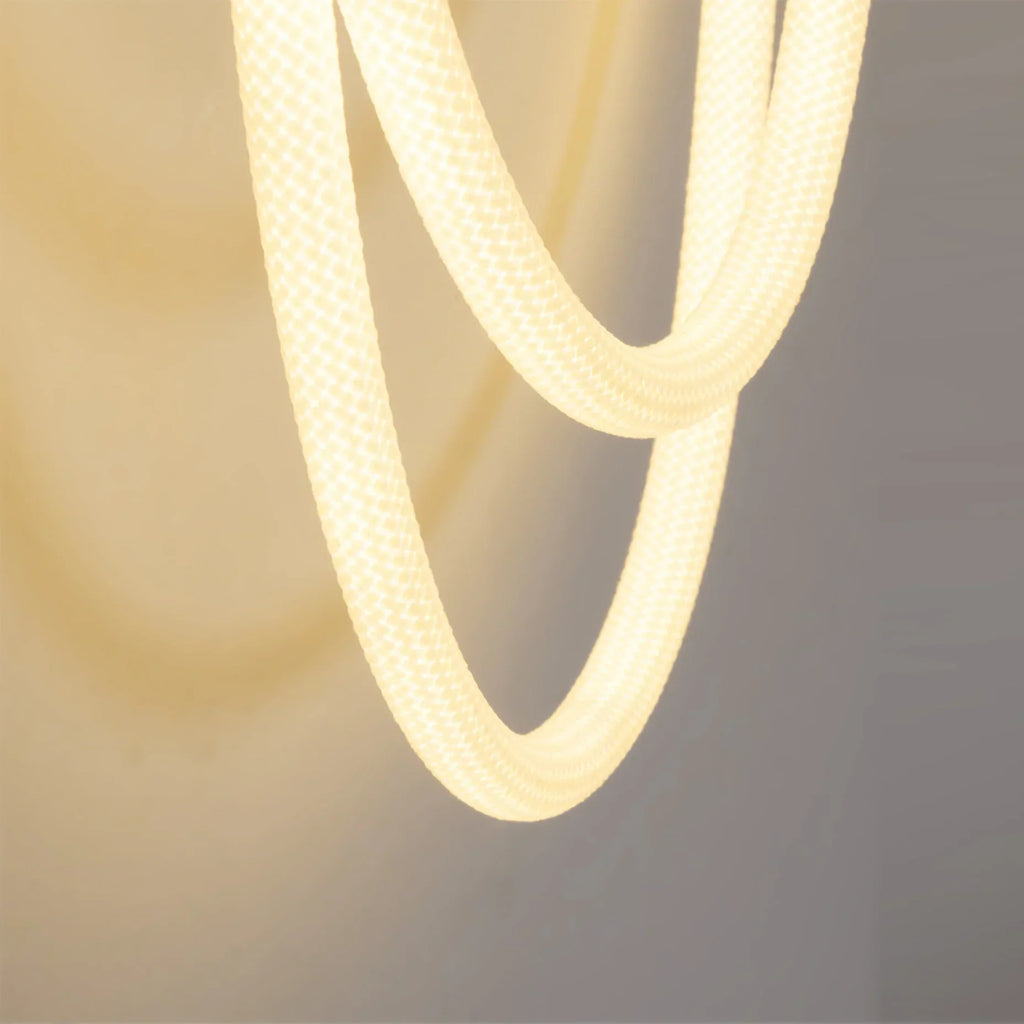 Braided Silicone Rope Wall Light for Modern Rooms | Raynora