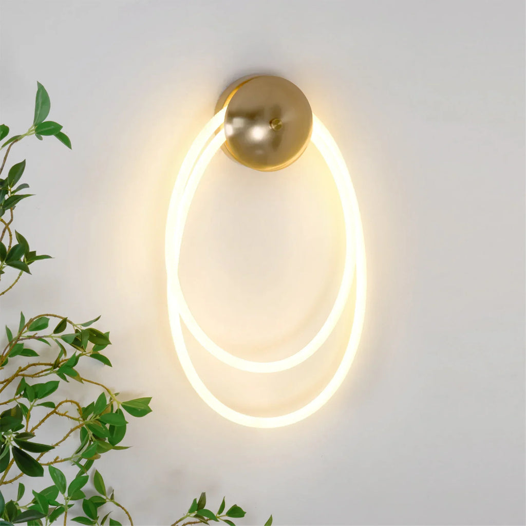 Braided Silicone Rope Wall Light for Modern Rooms | Raynora