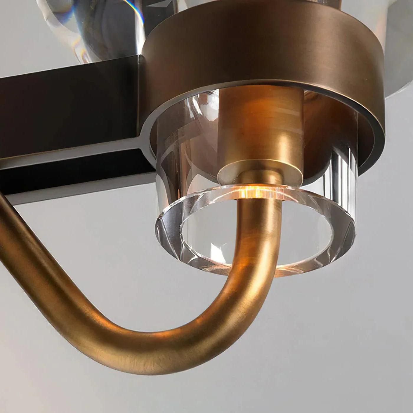 Brass Frame Chandelier for Contemporary Interiors | Lumiraq