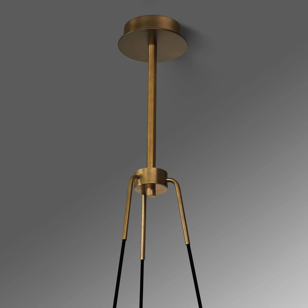 Brass Frame Chandelier for Contemporary Interiors | Lumiraq