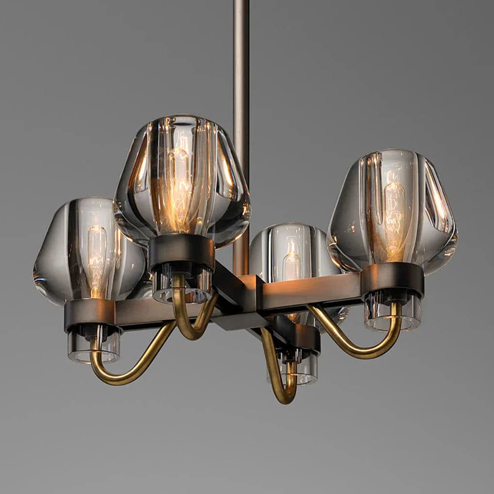 Brass Frame Chandelier for Contemporary Interiors | Lumiraq
