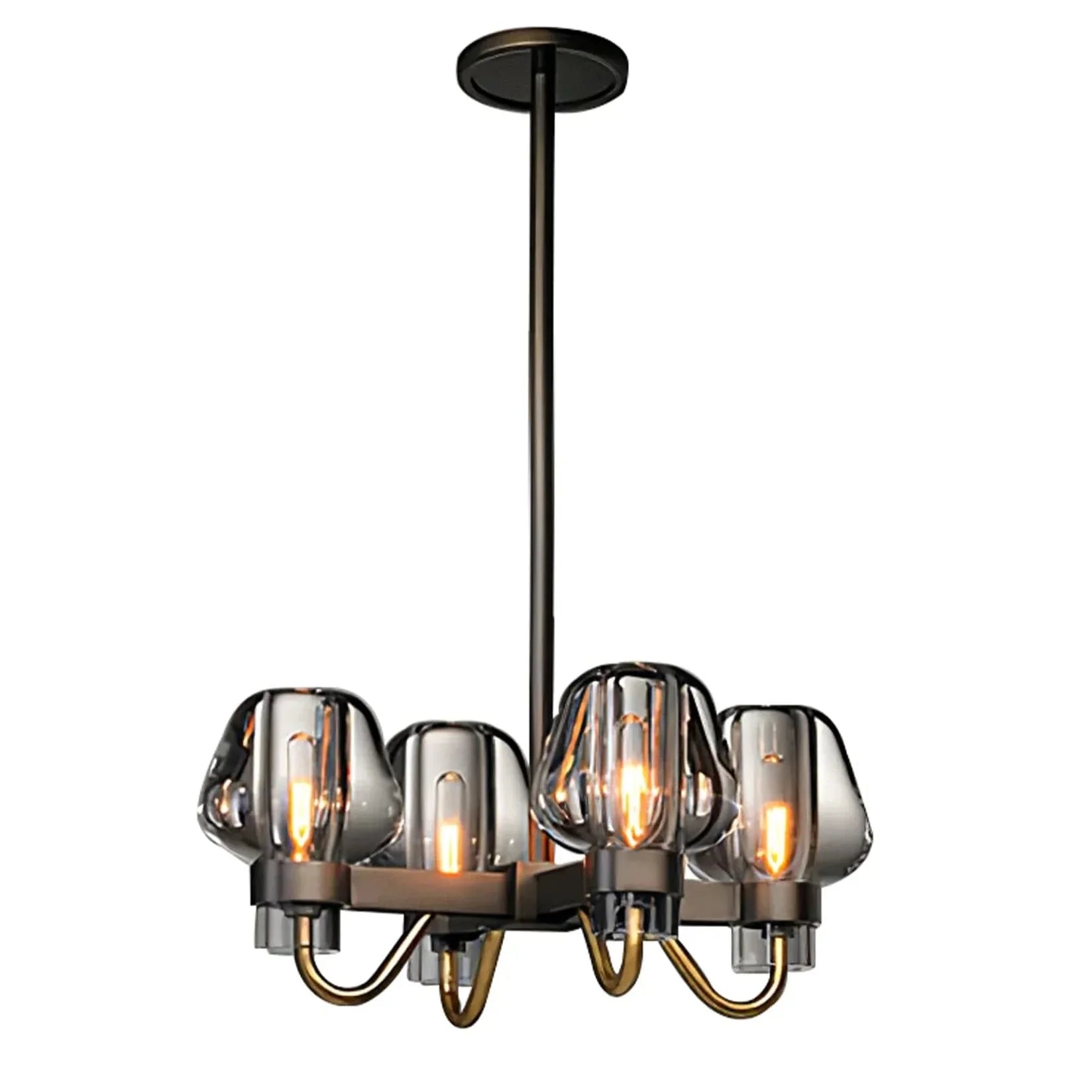 Brass Frame Chandelier for Contemporary Interiors | Lumiraq