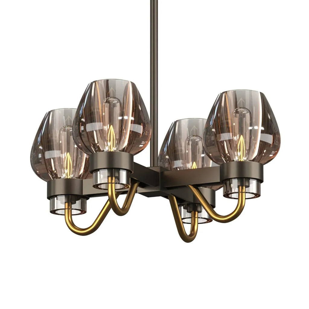 Brass Frame Chandelier for Contemporary Interiors | Lumiraq