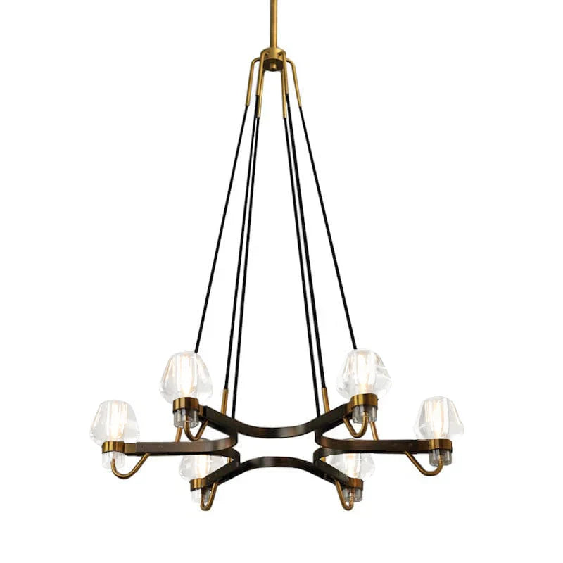 Brass Frame Chandelier for Contemporary Interiors | Lumiraq