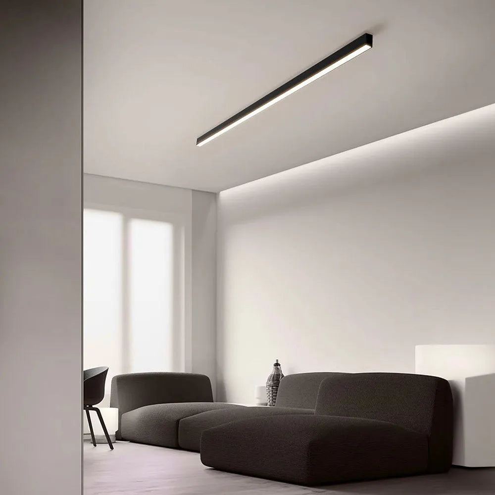 Ceiling LED Linear Light Minimalist Modern Style | Lumise