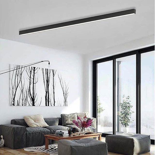 Ceiling LED Linear Light Minimalist Modern Style | Lumise