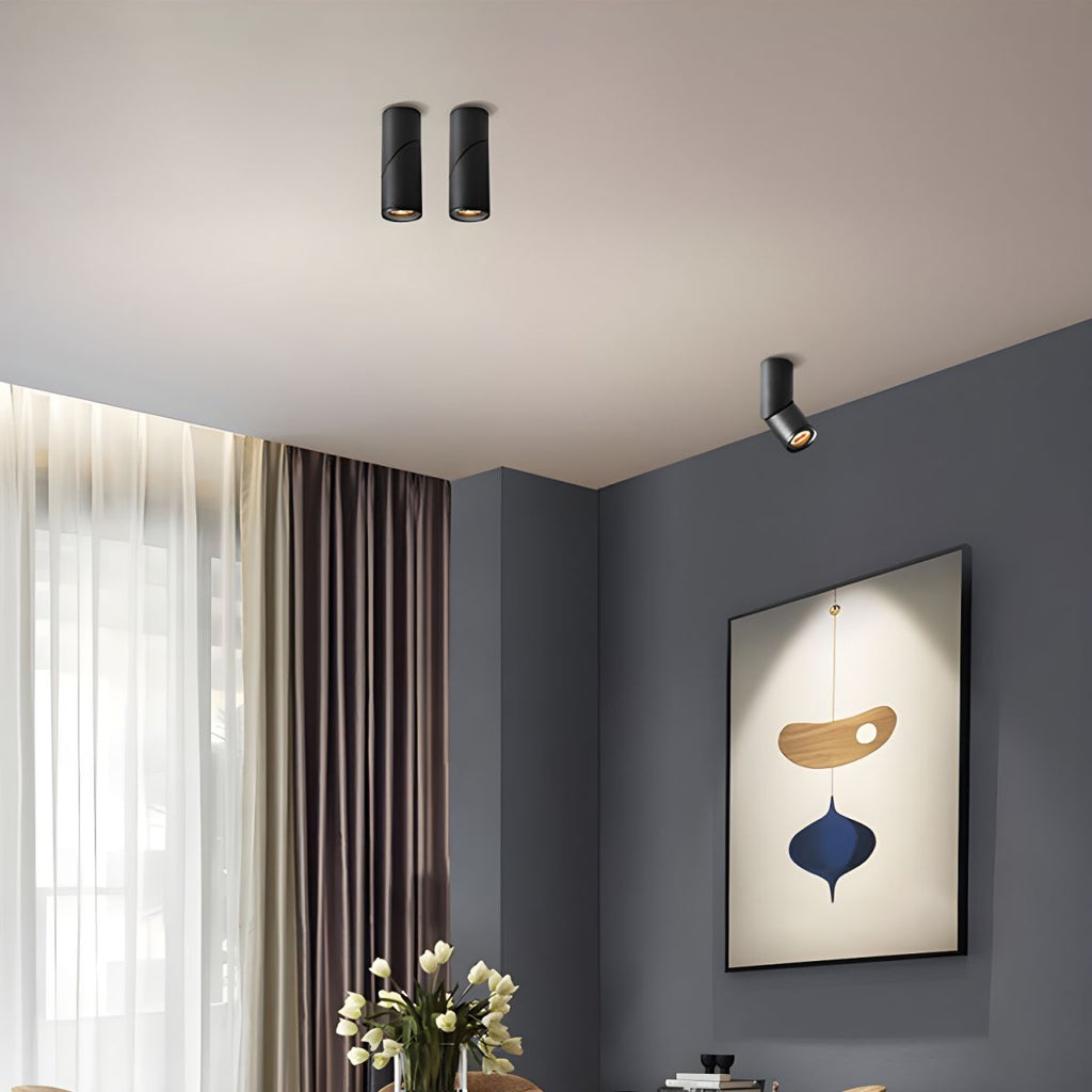 Ceiling Light Nordic Aluminum Cylinder Flush Mount | Lurvexa