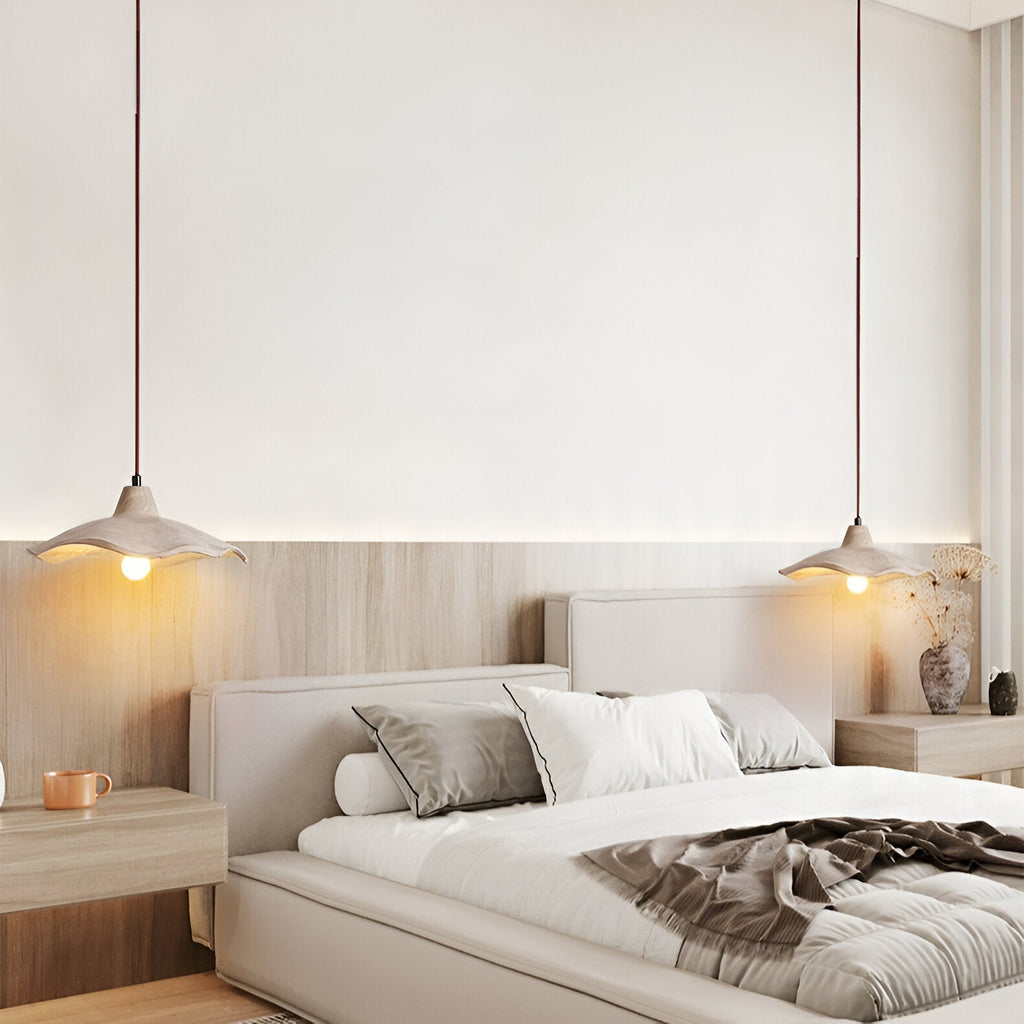 Cement Flower Pendant Light Nordic Minimalist Style | Lurveta