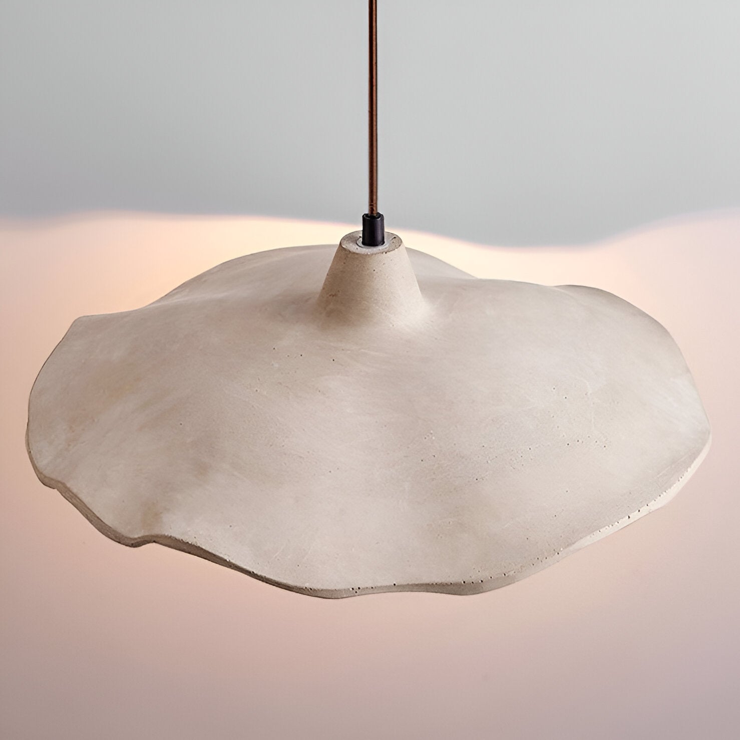 Cement Flower Pendant Light Nordic Minimalist Style | Lurveta