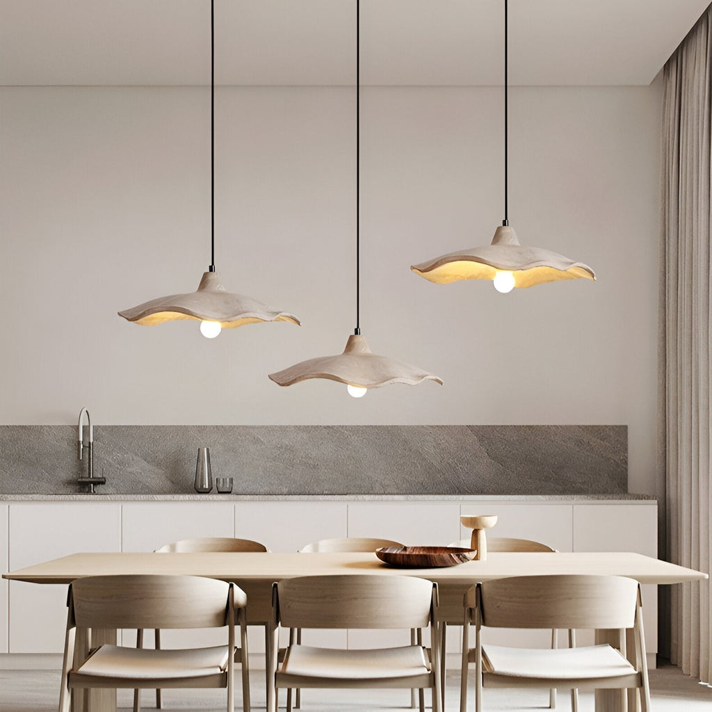 Cement Flower Pendant Light Nordic Minimalist Style | Lurveta