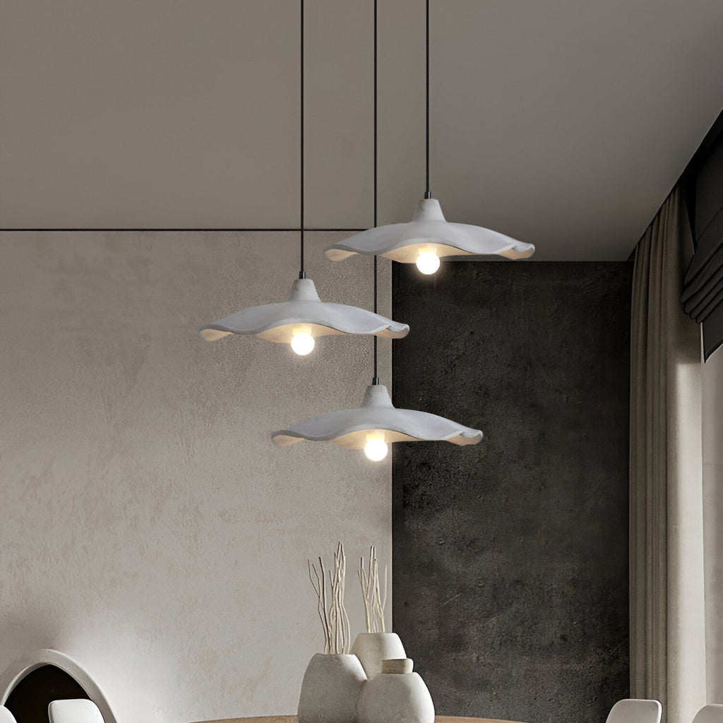Cement Flower Pendant Light Nordic Minimalist Style | Lurveta