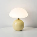 Ceramic Mushroom Style Table Lamp Modern Bauhaus | Novesa