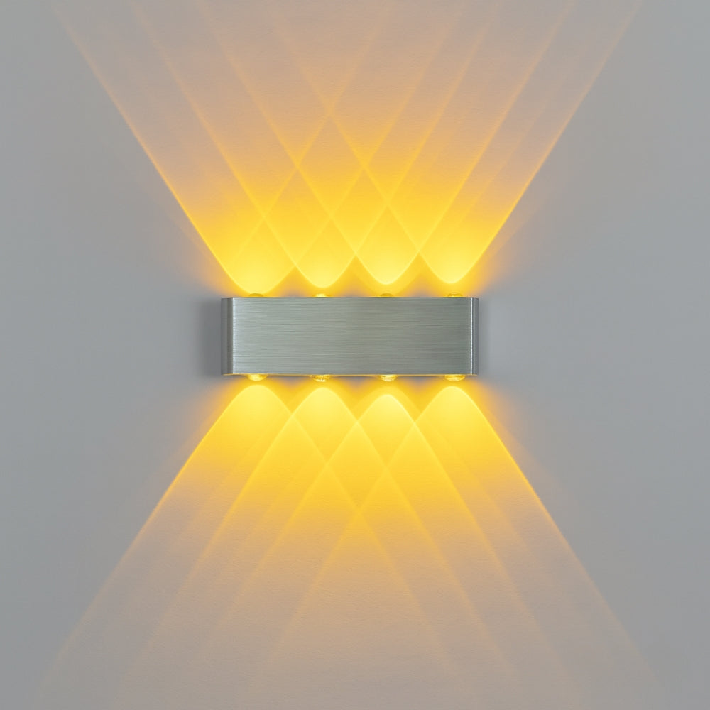 Chrome LED Wall Light for Modern Interior Spaces | Luminec