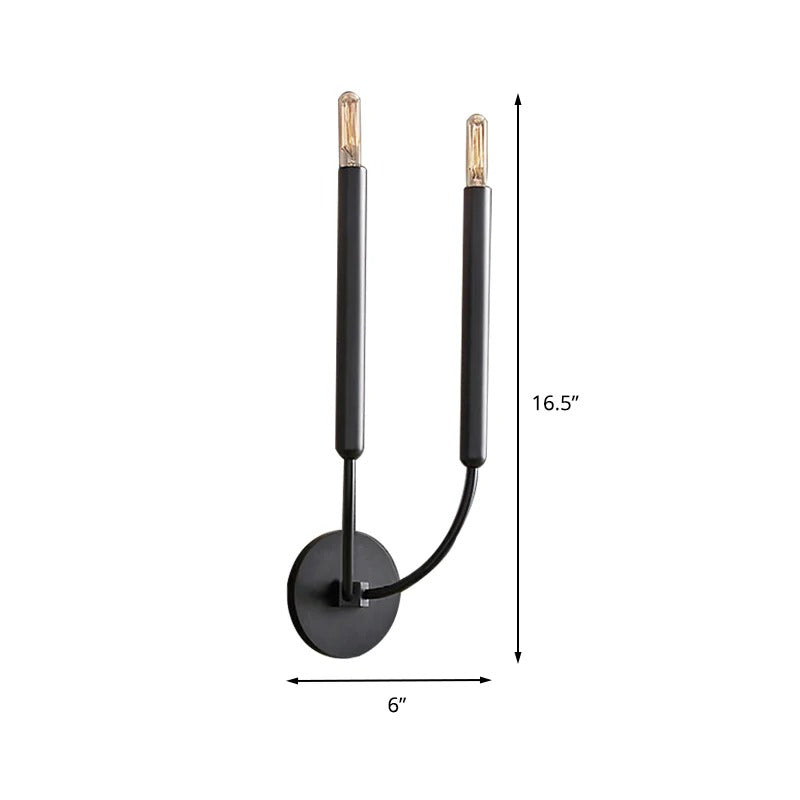 Classic Metal Tube Indoor Wall Lighting Fixture | Lumerea