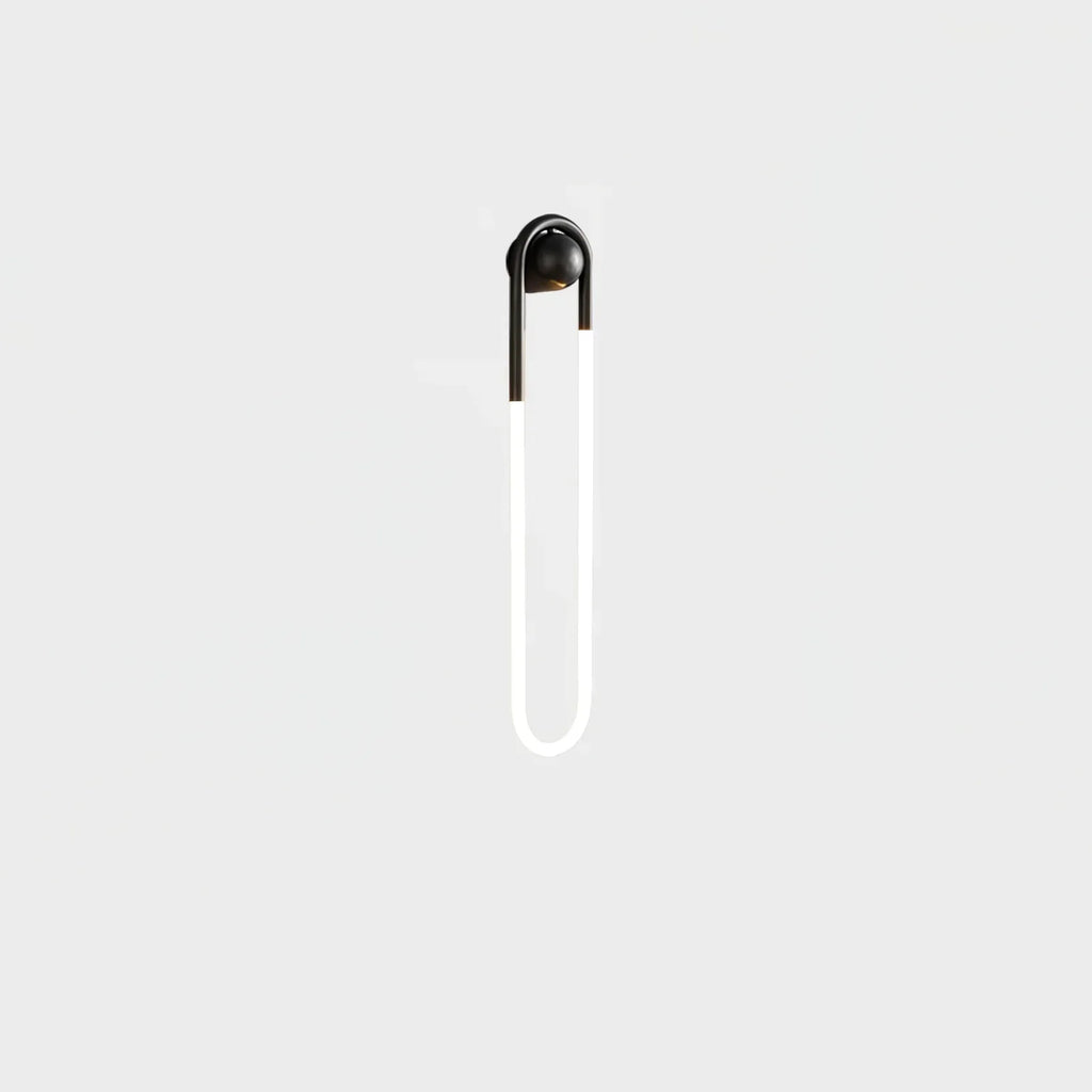 Contemporary Brass Loop LED Wall Light for Interiors | Loopra