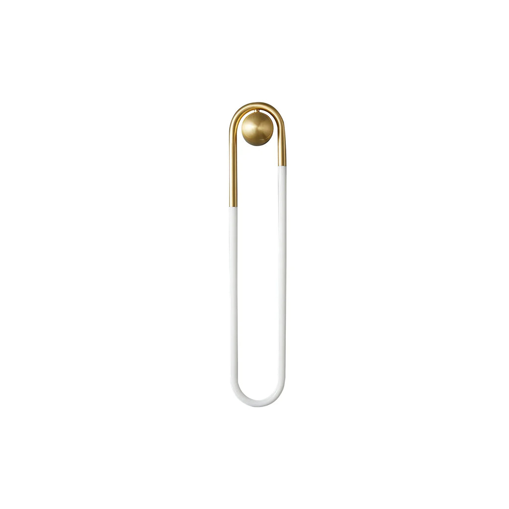 Contemporary Brass Loop LED Wall Light for Interiors | Loopra