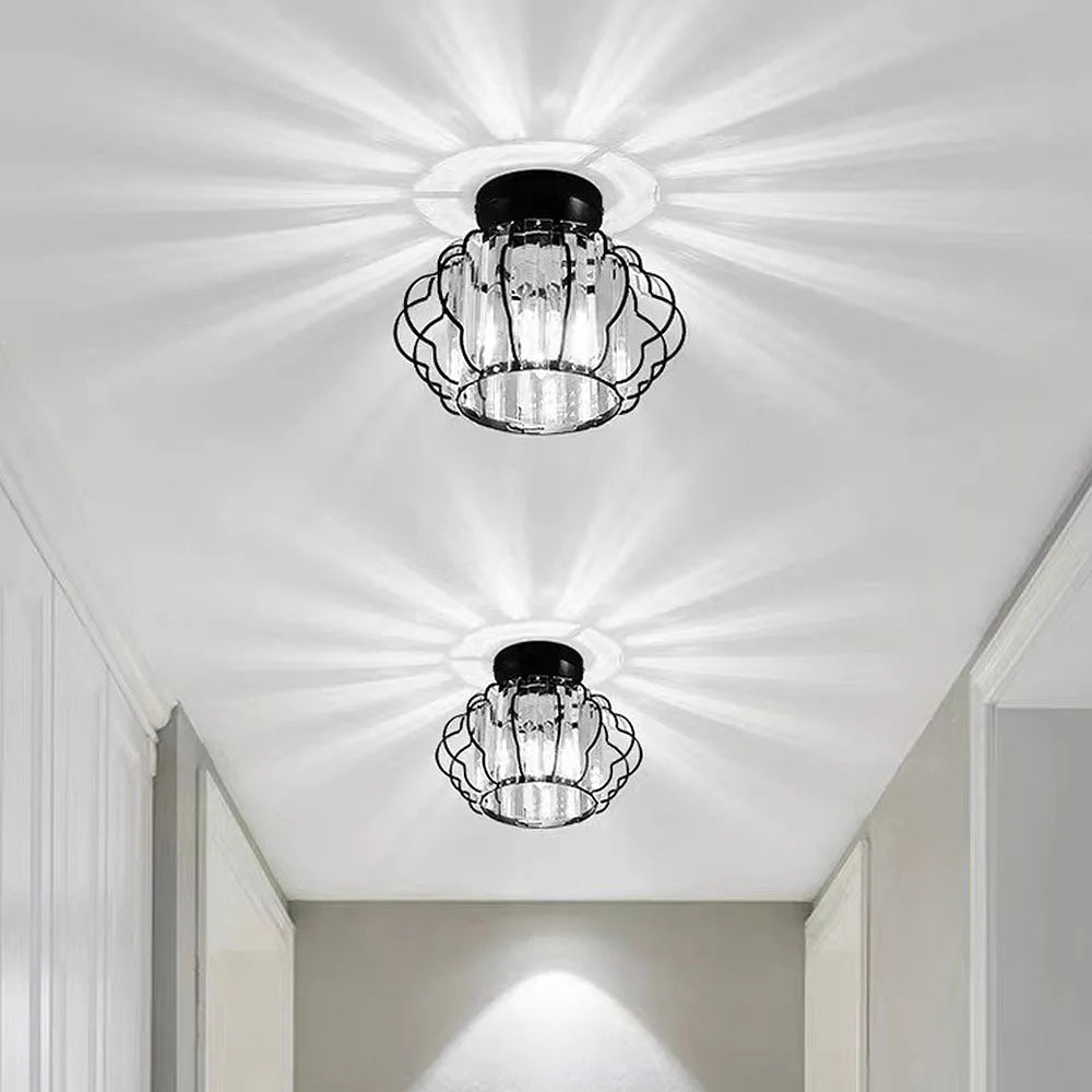 Crystal Ceiling Light Fixture for Modern Interiors | Virea