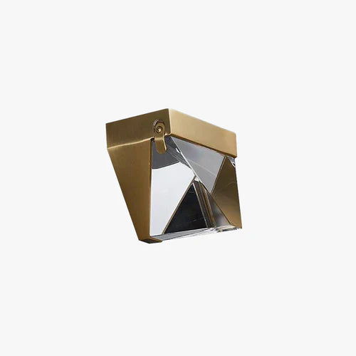 Crystal Diamond Outdoor Wall Light Metal Design | Torvico